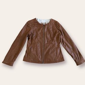 LAmade brown leather jacket L